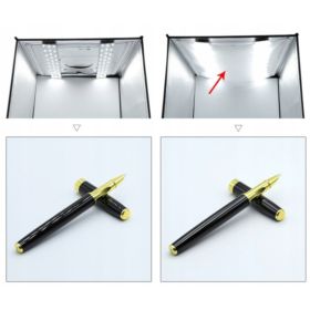 NAMIOT BEZCIENIOWY DUŻY STUDIO FOTO 60 CM LED 60W