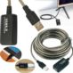 PRZEDŁUŻACZ USB 10M USB 2.0 AKTYWNY CZARNY