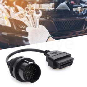 ADAPTER OBD 2 NA OBD 38 PIN DO MERCEDESA 1990-2002 PRZEJŚCI&Oacute;WKA CZARNA