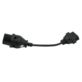 ADAPTER OBD 2 NA OBD 38 PIN DO MERCEDESA 1990-2002 PRZEJŚCIÓWKA CZARNA