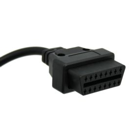 ADAPTER OBD 2 NA OBD 38 PIN DO MERCEDESA 1990-2002 PRZEJŚCI&Oacute;WKA CZARNA