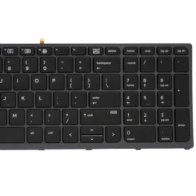 KLAWIATURA HP ZBOOK G3 17 15 848311-001 Z RAMKĄ POINTEREM I PODŚWIETLENIEM KGAT - Klawiatury do laptop&oacute;w