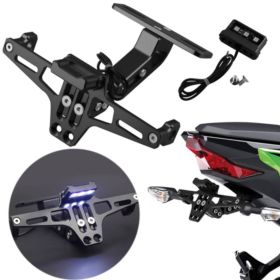 MOCOWANIE TABLICY REJESTRACYJNEJ MOTOCYKL LAMPKA LED NA TYŁ