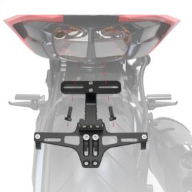MOCOWANIE TABLICY REJESTRACYJNEJ MOTOCYKL LAMPKA LED NA TYŁ