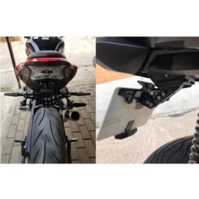 MOCOWANIE TABLICY REJESTRACYJNEJ MOTOCYKL LAMPKA LED NA TYŁ