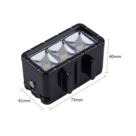 LAMPA LED DO KAMERY SPORTOWEJ WODOSZCZELNA