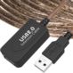 PRZEDŁUŻACZ USB 10M USB 2.0 AKTYWNY CZARNY