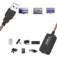 PRZEDŁUŻACZ USB 10M USB 2.0 AKTYWNY CZARNY