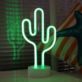 LAMPKA NOCNA LED KAKTUS Z PODSTAWKĄ I KABLEM USB