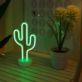 LAMPKA NOCNA LED KAKTUS Z PODSTAWKĄ I KABLEM USB