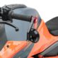 LUSTERKA MOTOCYKLOWE QUAD SKUTER ATV OKRĄGŁE 2 SZT.