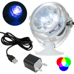 LAMPA LED DO BASENU AKWARIUM ZANURZALNA WODOSZCZELNA 7 KOLOR&Oacute;W
