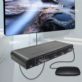 SWITCH HDMI SPLITTER 1x4 PORTY Z ZASILACZEM KONWERTER
