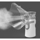 INHALATOR ULTRADŹWIĘKOWY NEBULIZATOR PRZENOŚNY DLA DZIECI I DOROSŁYCH BIAŁO-SZARY