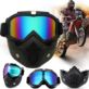 GOGLE Z MASKĄ NA MOTOR NARTY SNOWBOARD