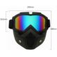 GOGLE Z MASKĄ NA MOTOR NARTY SNOWBOARD