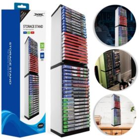 STOJAK NA GRY DOBE PLAYSTATION XBOX NINTENDO BIAŁY