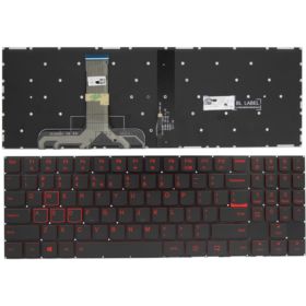 KLAWIATURA LENOVO Y520 R720 Y720 CZARNA PODŚWIETLANA US