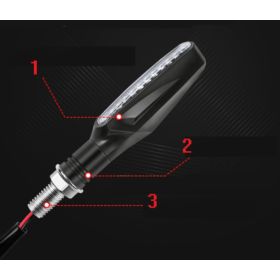 KIERUNKOWSKAZY LED MOTOCYKLOWE DYNAMICZNE