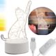 LAMPKA 3D KOTEK LED NA USB