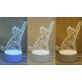 LAMPKA 3D KOTEK LED NA USB
