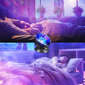 PROJEKTOR FAL LAMPKA LED RGB Z DŹWIĘKIEM