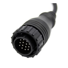 ADAPTER OBD 2 NA OBD 14 PIN MERCEDES SPRINTER VOLKSWAGEN LT PRZEJŚCI&Oacute;WKA CZARNA