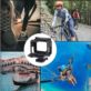 RAMKA DO GOPRO 5 6 7 BLACK HERO 2018 UCHWYT DO KAMERY SPORTOWEJ CZARNY