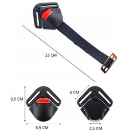 KLAMRA ZAPIĘCIE DO FOTELIKA DZIECIĘCEGO 23 CM - Akcesoria motoryzacyjne