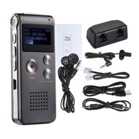 DYKTAFON SK-012 CYFROWY MP3 8GB SREBRNY