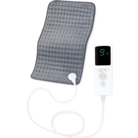 PODUSZKA GRZEWCZA KOCYK ELEKTRYCZNY Z PILOTEM REGULACJA TEMP. AUTOMATYCZNE WYŁĄCZANIE 30 X 60 CM - Akcesoria sportowe