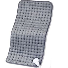 PODUSZKA GRZEWCZA KOCYK ELEKTRYCZNY Z PILOTEM REGULACJA TEMP. AUTOMATYCZNE WYŁĄCZANIE 30 X 60 CM - Akcesoria sportowe