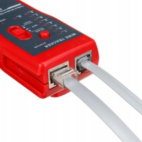 TESTER KABLI RJ-45 RJ-11 LOKALIZATOR PRZEWOD&Oacute;W Z ETUI