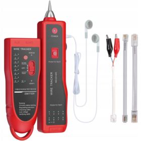 TESTER KABLI RJ-45 RJ-11 LOKALIZATOR PRZEWOD&Oacute;W Z ETUI