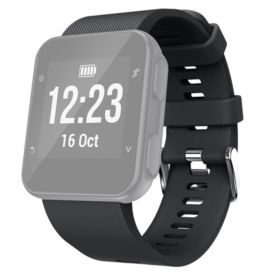 PASEK DO GARMIN FORERUNNER 30 35 CZARNY SILIKONOWY