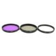 FILTRY FOTOGRAFICZNE UV POLARYZACYJNY FLD NA OBIEKTYW 58MM ZESTAW Z ETUI