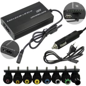 ZASILACZ UNIWERSALNY DO LAPTOPA 100W HP ACER ASUS DELL SONY TOSHIBA SAMSUNG FUJITSU LENOVO