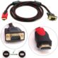 PRZEJŚCIÓWKA KONWERTER ADAPTER Z HDMI DO VGA
