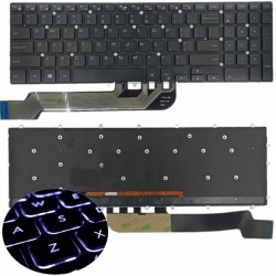 DELL US CZARNA Inspiron 15 5000 5570 5575 5565 5567 5568 3583 3584 LED - Klawiatury do laptopów