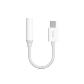 SŁUCHAWKA RETRO DO TELEFONU CZARNA MINI JACK 3.5 MM PLUS ADAPTER USB-C DO AUX - Głośniki rozm&oacute;w