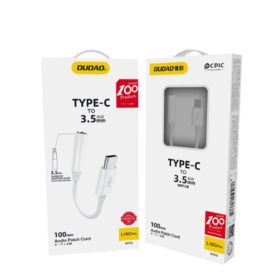 SŁUCHAWKA RETRO DO TELEFONU CZARNA MINI JACK 3.5 MM PLUS ADAPTER USB-C DO AUX - Głośniki rozm&oacute;w