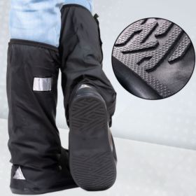 OCHRANIACZE PRZECIWDESZCZOWE NA BUTY XL 43-45 32 CM CZARNE