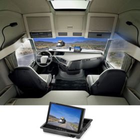 KAMERA COFANIA 8 DIOD IR Z MONITOREM 7 CALI PILOTEM I KABLEM 15 METR&Oacute;W