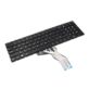 KLAWIATURA DO HP 250 G6 255 G6 15S-EQ 15S-FQ LED PODŚWIETLANA BEZ RAMKI CZARNA BŁYSZCZĄCA - Klawiatury do laptopów
