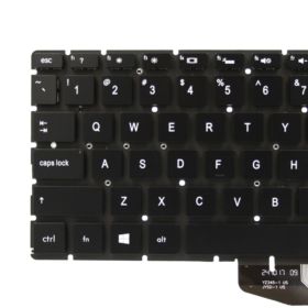 KLAWIATURA DO HP 250 G6 255 G6 15S-EQ 15S-FQ LED PODŚWIETLANA BEZ RAMKI CZARNA BŁYSZCZĄCA - Klawiatury do laptop&oacute;w