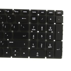 KLAWIATURA DO HP 250 G6 255 G6 15S-EQ 15S-FQ LED PODŚWIETLANA BEZ RAMKI CZARNA BŁYSZCZĄCA - Klawiatury do laptop&oacute;w