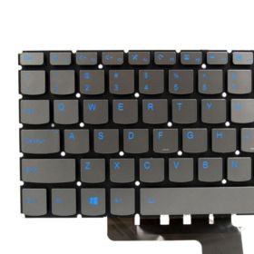 KLAWIATURA LENOVO IDEAPAD L340 L340-15 L340-17 L340-15IRH L340-17IRH LED BEZ RAMKI SZARA NIEBIESKIE NAPISY - Klawiatury do la...