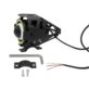 LAMPA MOTOCYKLOWA REFLEKTOR LED CREE U7 CZERWONY RING
