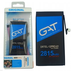 BATERIAAPPLE IPHONE 12 / 12 PRO 2815MAH GAT KLEJ 3,8V 10,68WHiPhone 12: A2172, A2402, A2403, A2404iPhone 12 Pro: A2341, A2406...