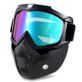 GOGLE Z MASKĄ NA MOTOR NARTY SNOWBOARD